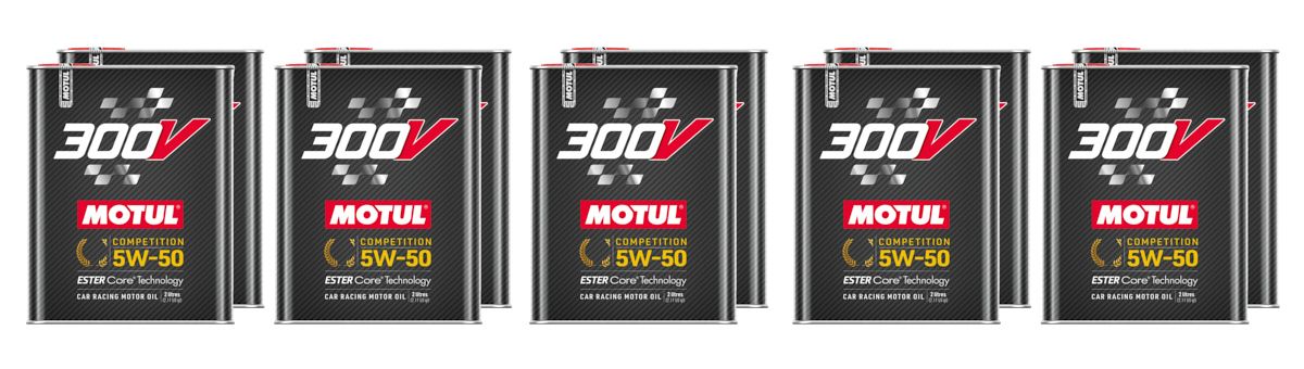 MOTUL USA300V Competition Oil 5w50 Case 10 x 2 Liter