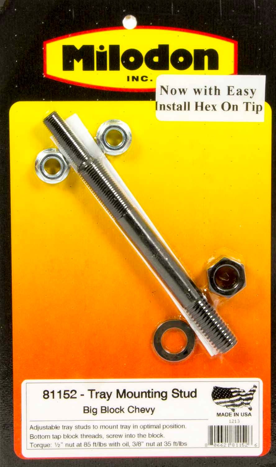 MILODON1/2in Windage Tray Stud