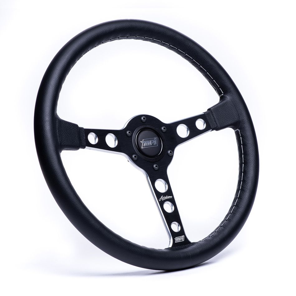 MPI USAAUTODROMO Wheel 1970 Era Black Machined Spoke