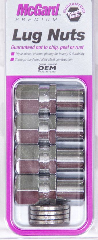 MCGARD LUG NUT 12MM X 1.50 STD SHANK RACING (4)
