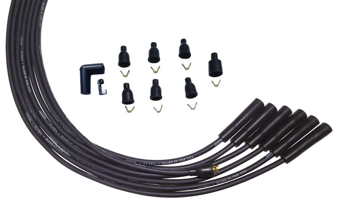 MOROSOUltra Plug Wire Set Universal 6-Cyl Black