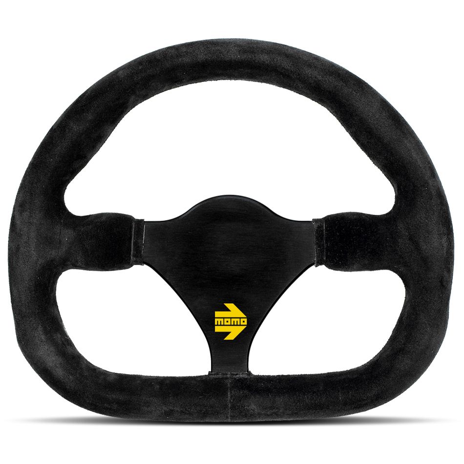MOMO AUTOMOTIVE ACCESSORIESMOD 27 Steering Wheel Black Suede