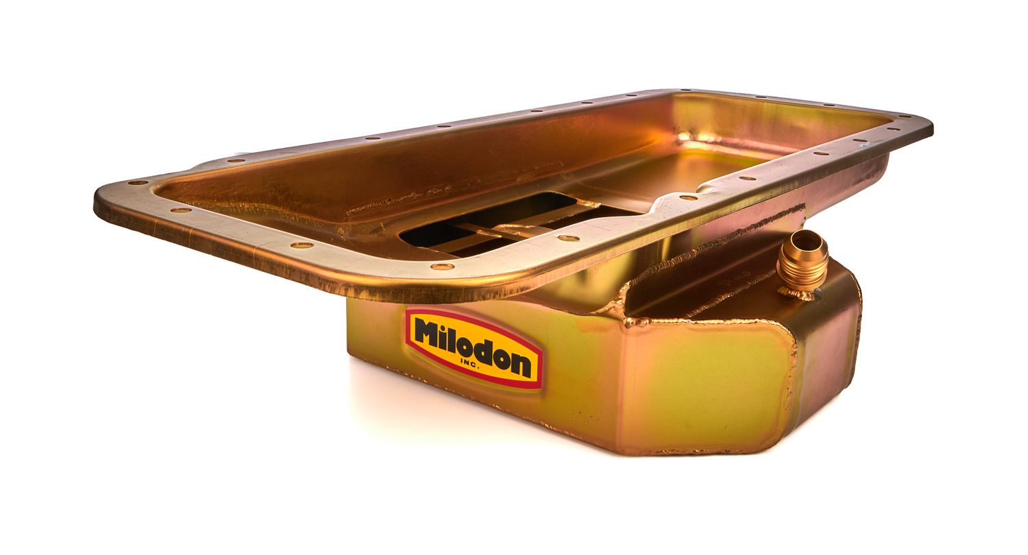 MILODONBBM R/R 7qt Oil Pan w/External Pick-Up