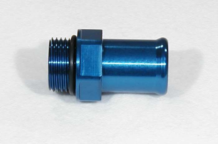 MEZIERE1in. Radiator Hose Fitting- Blue