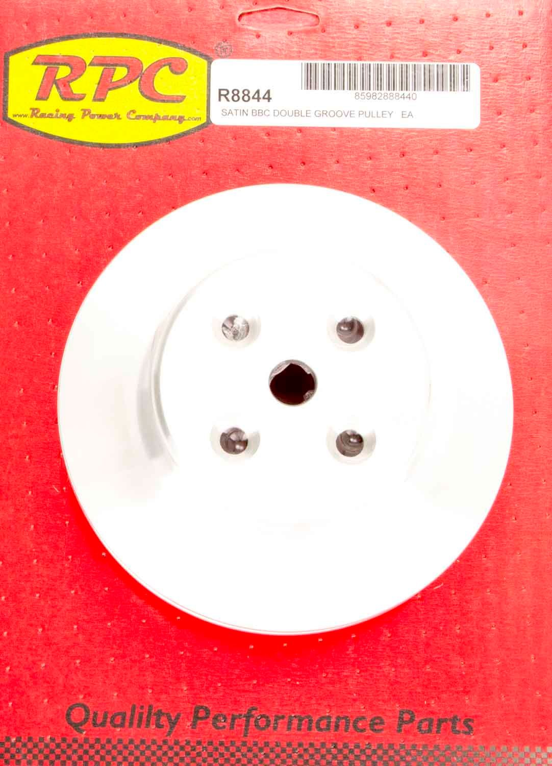 RACING POWER CO-PACKAGEDBBC 2 Groove Satin Alum Long W/PPPulley