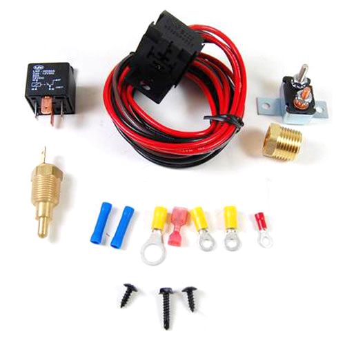 RACING POWER CO-PACKAGEDElectric Fan Thermostat Kit 200/185 Deg