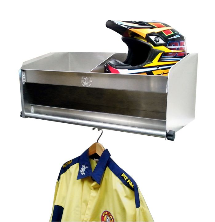 PIT-PAL PRODUCTS2 Bay Helmet Shelf Delux