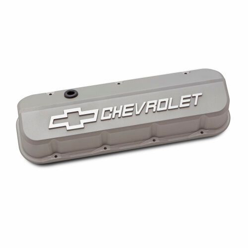 PROFORMSlant Edge Valve Covers BBC Cast Gray Crinkle