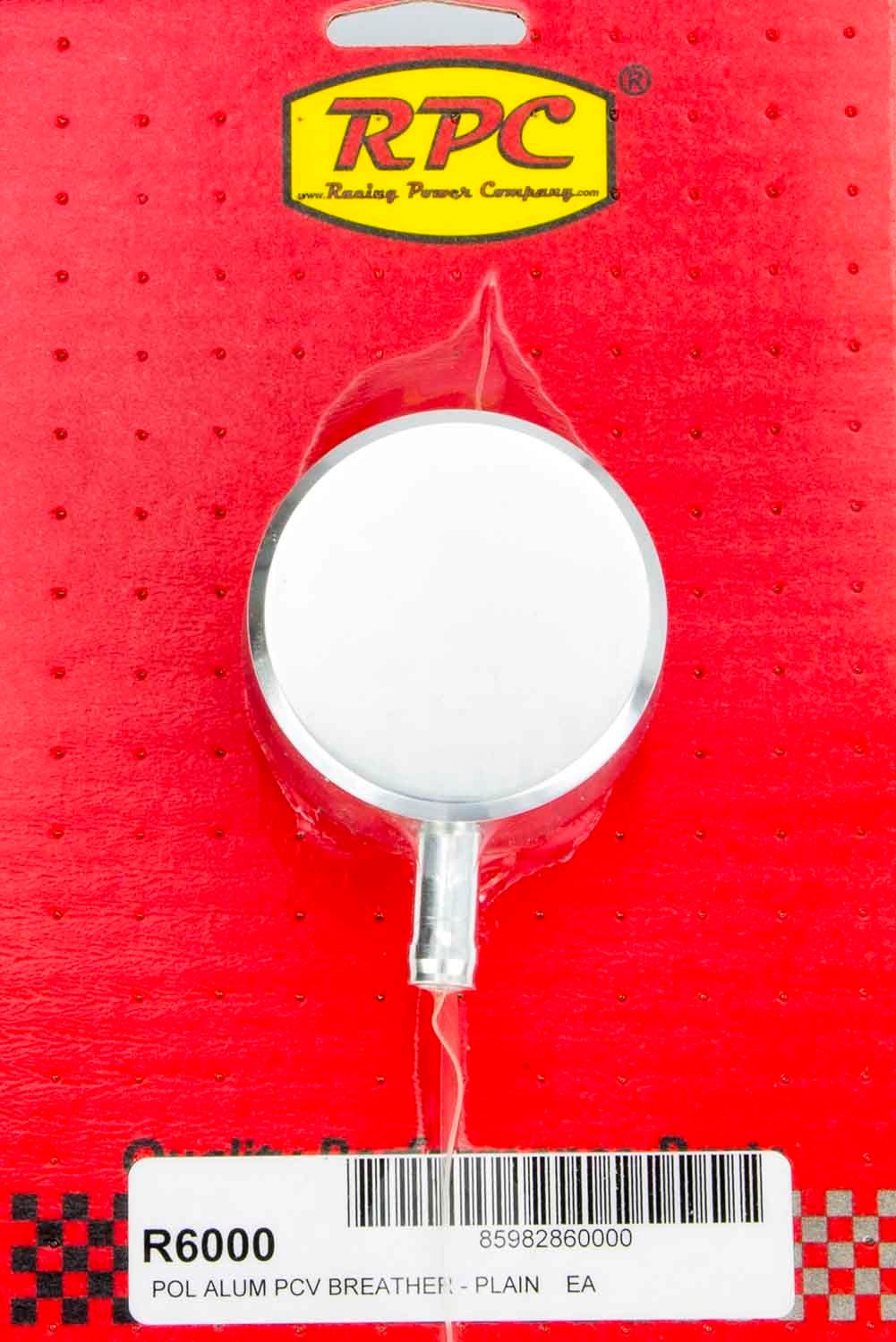 RACING POWER CO-PACKAGEDAlum Plain PCV Breather Polished