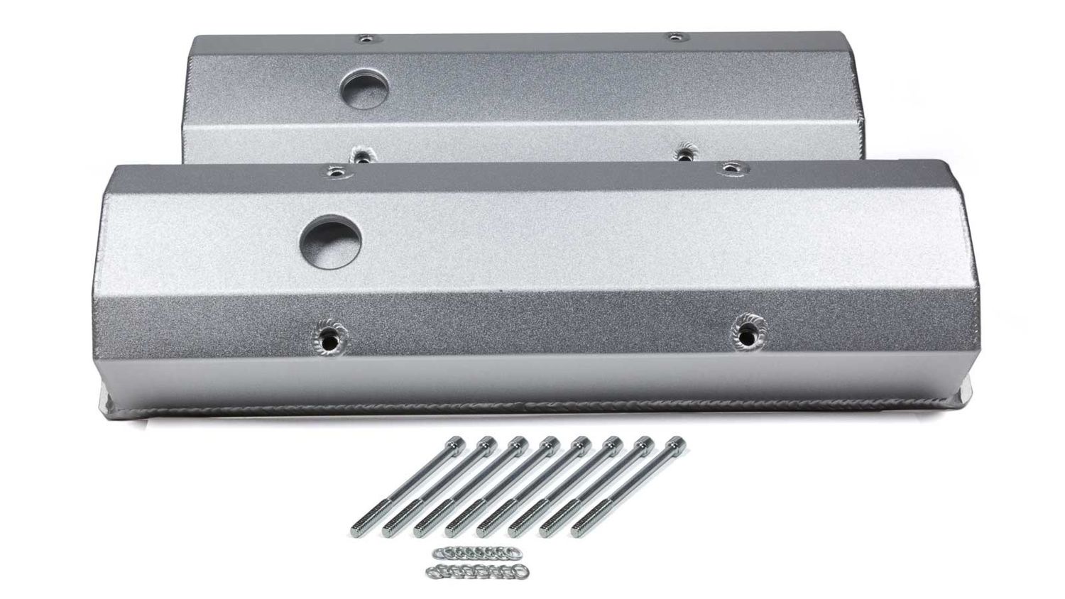 PRW INDUSTRIES, INC.Billet Rail Fab. V/C's - SBC Tall Silver
