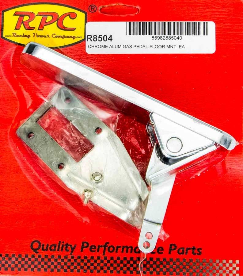 RACING POWER CO-PACKAGEDFloor Mount Gas Pedal Chrome