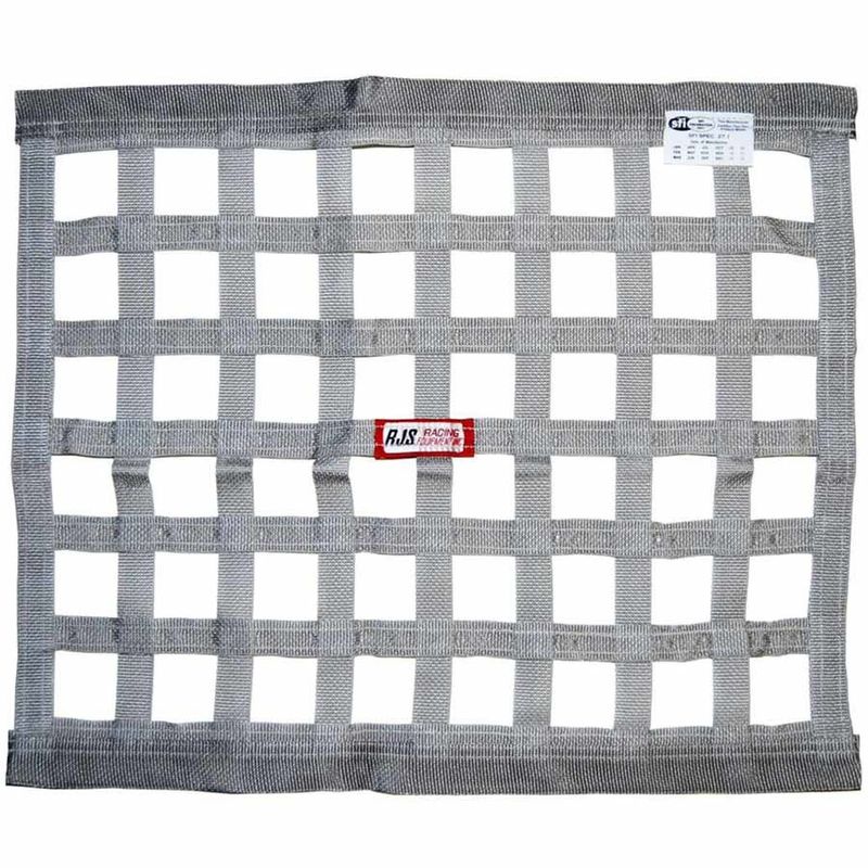 RJS SAFETYGray Ribbon Window Net 18x24