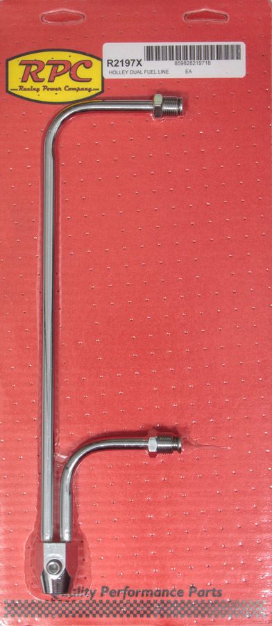RACING POWER CO-PACKAGEDFuel Line Chrome 9-5/16 in Centers