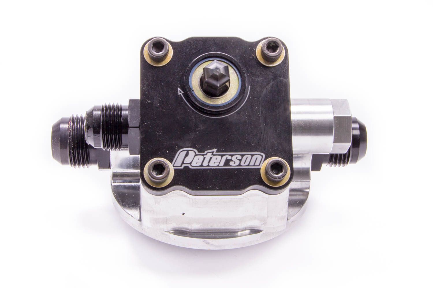 PETERSON FLUIDEngine Primer Oil Filter Mount 10an Chevy L to R