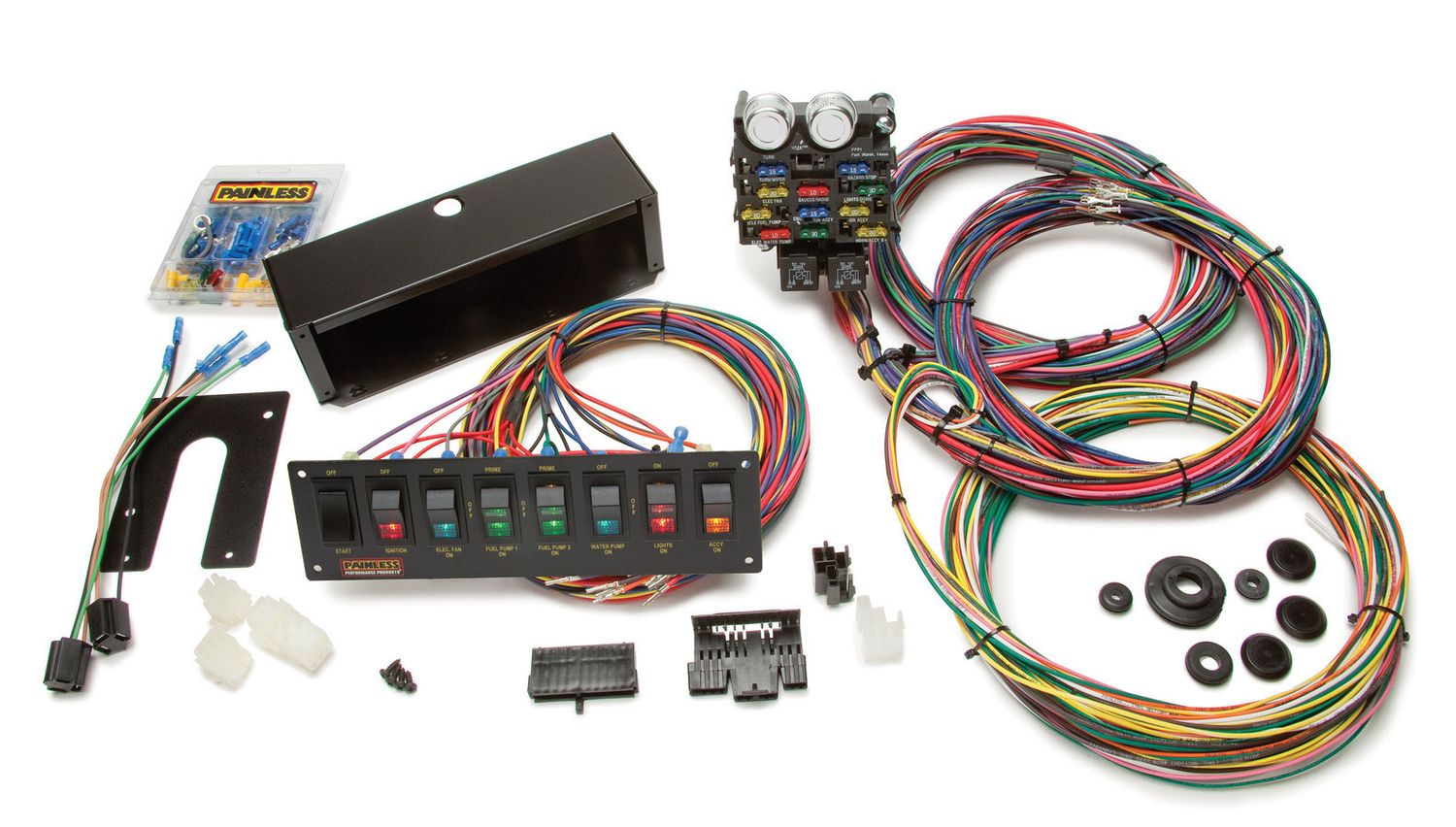 PAINLESS WIRING21 Circuit Drag Race Wiring Kit