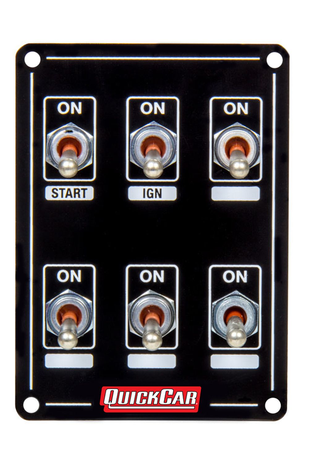 QUICKCAR RACING PRODUCTSIgnition Panel Extreme 6 Switch Dual Ignition