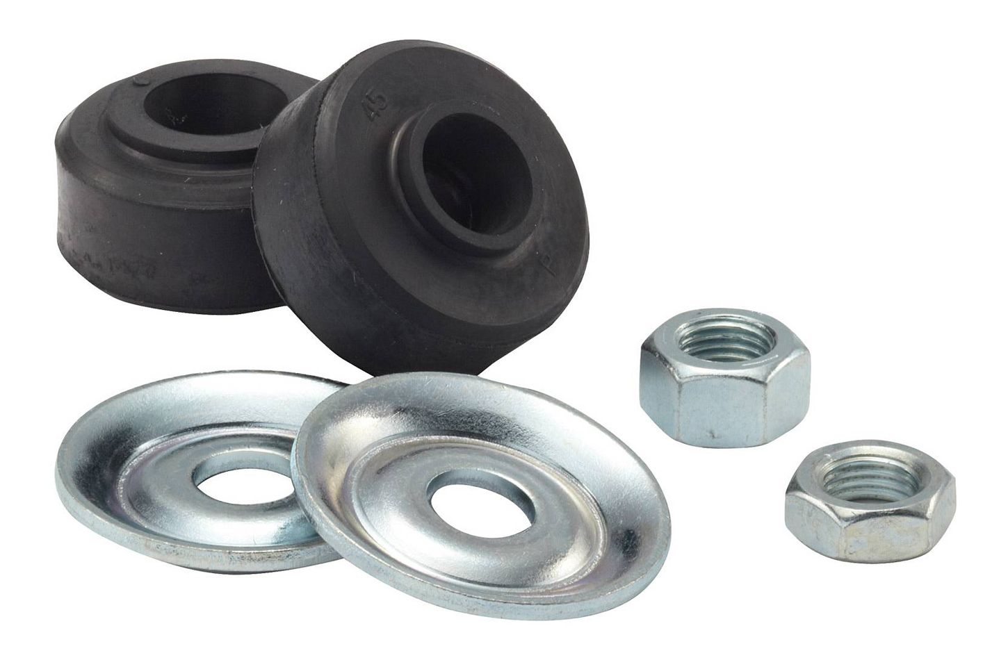 QA1Shock Stud Bushing Kit w/Jam Nut