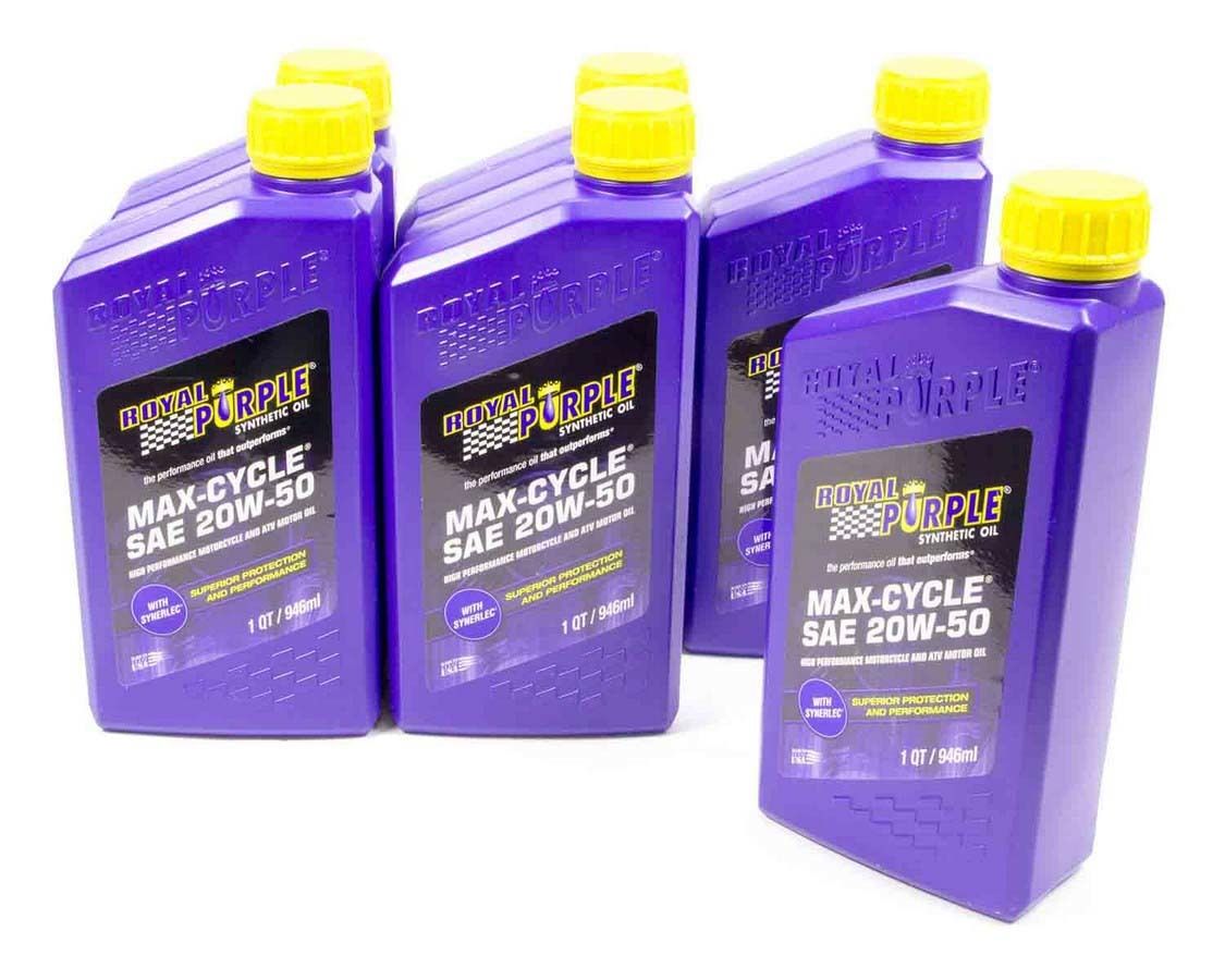 ROYAL PURPLE20w50 Max Cycle Oil Case 6x1 Quart