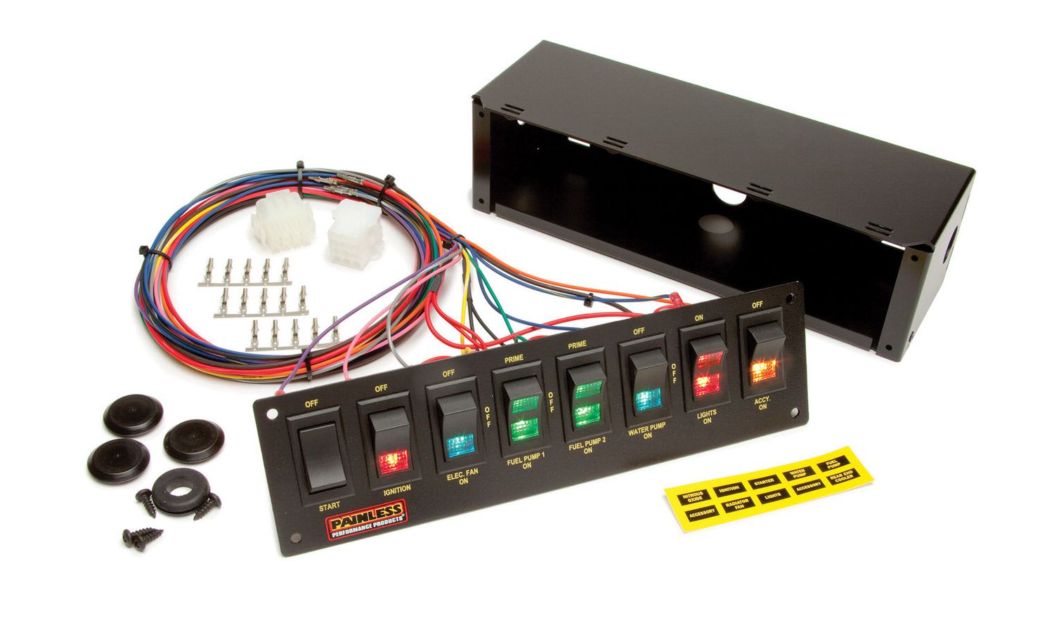 PAINLESS WIRING8 Switch Roll Bar Panel