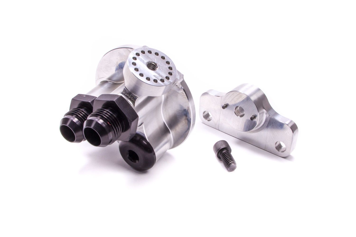 PETERSON FLUID Remote Oil Filter Mount Chevy 10an