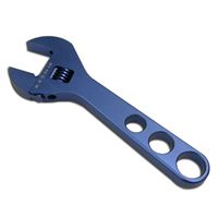 RACING POWER CO-PACKAGED8In Adjustable Aluminum Wrench Blue
