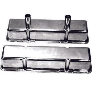 RACING POWER CO-PACKAGEDPolished Alum SB Chevy Circle Track Valve Cover