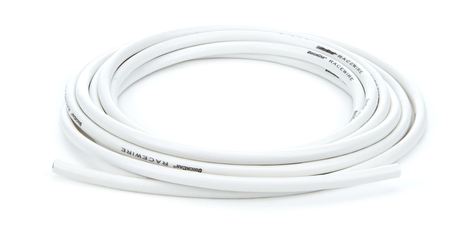 QUICKCAR RACING PRODUCTSWire 14 Gauge White 10ft