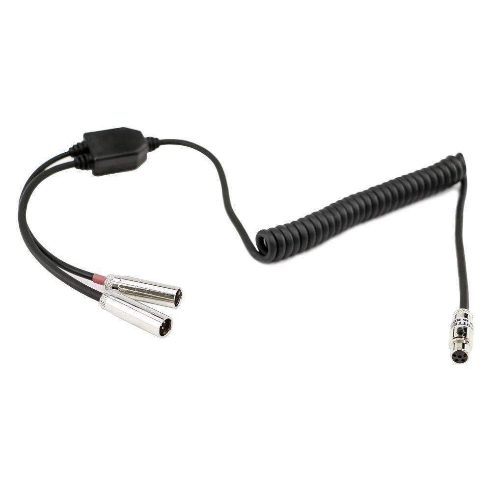 RUGGED RADIOSCord Coiled Headset to Dual Radio Adaptor