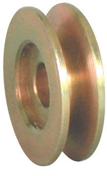 POWERMASTERPulley 1-V Yellow Zinc 2-3/8in OD