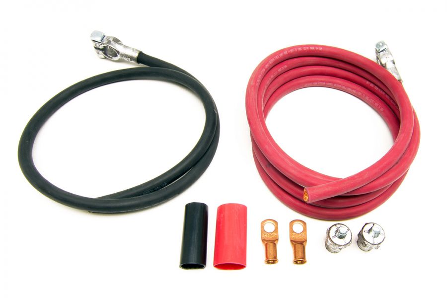 PAINLESS WIRINGRed/Black Battery Cables 8ft Red 3ft Black