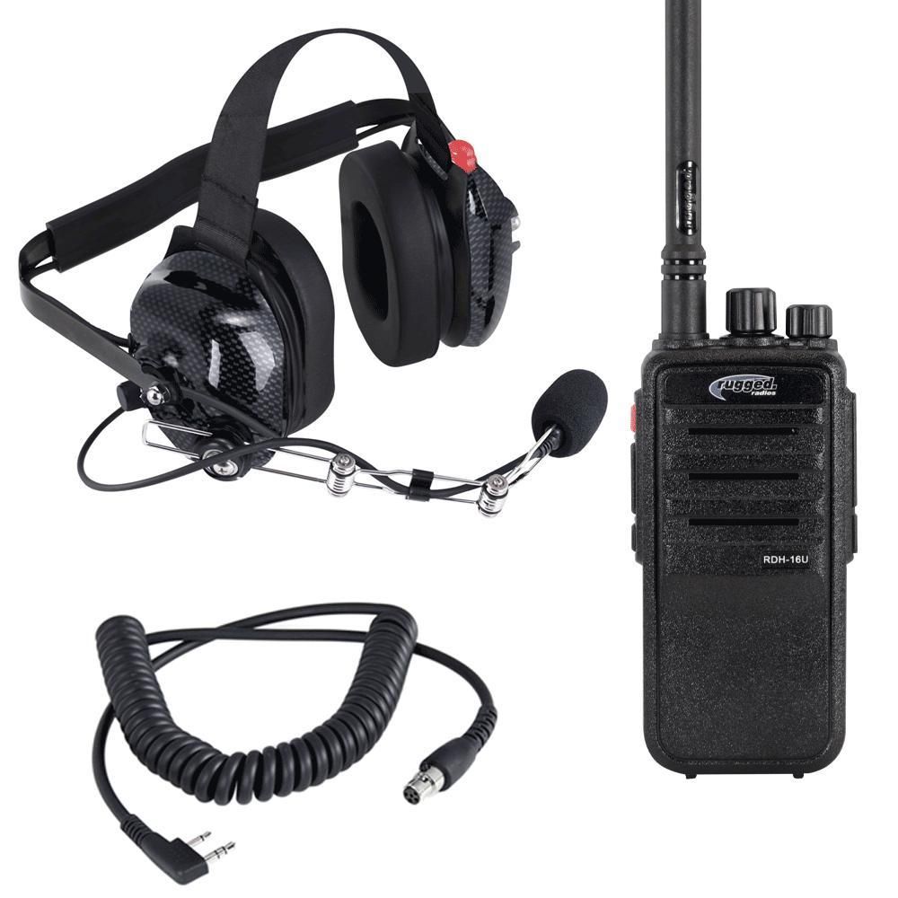 RUGGED RADIOSRadio Kit Crew Chief / Spotter 5watt UHF