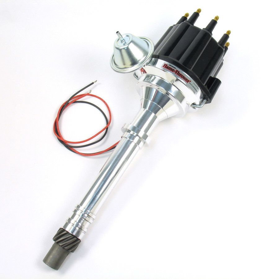PERTRONIX IGNITIONSBC/BBC Billet Dist. w/ Black Cap & Male Tower