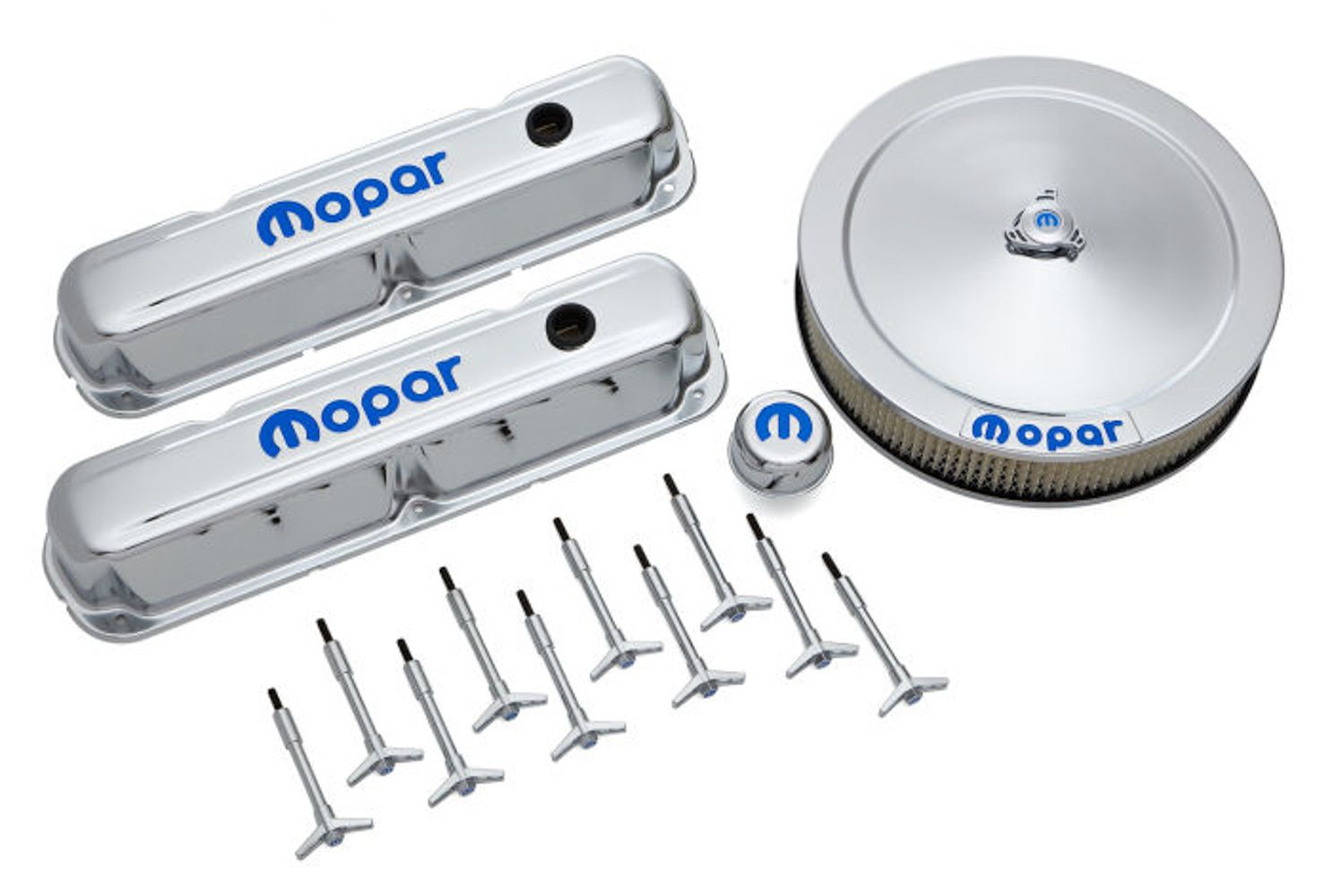 PROFORMEngine Dress-Up Kit Chro me w/Blue MOPAR