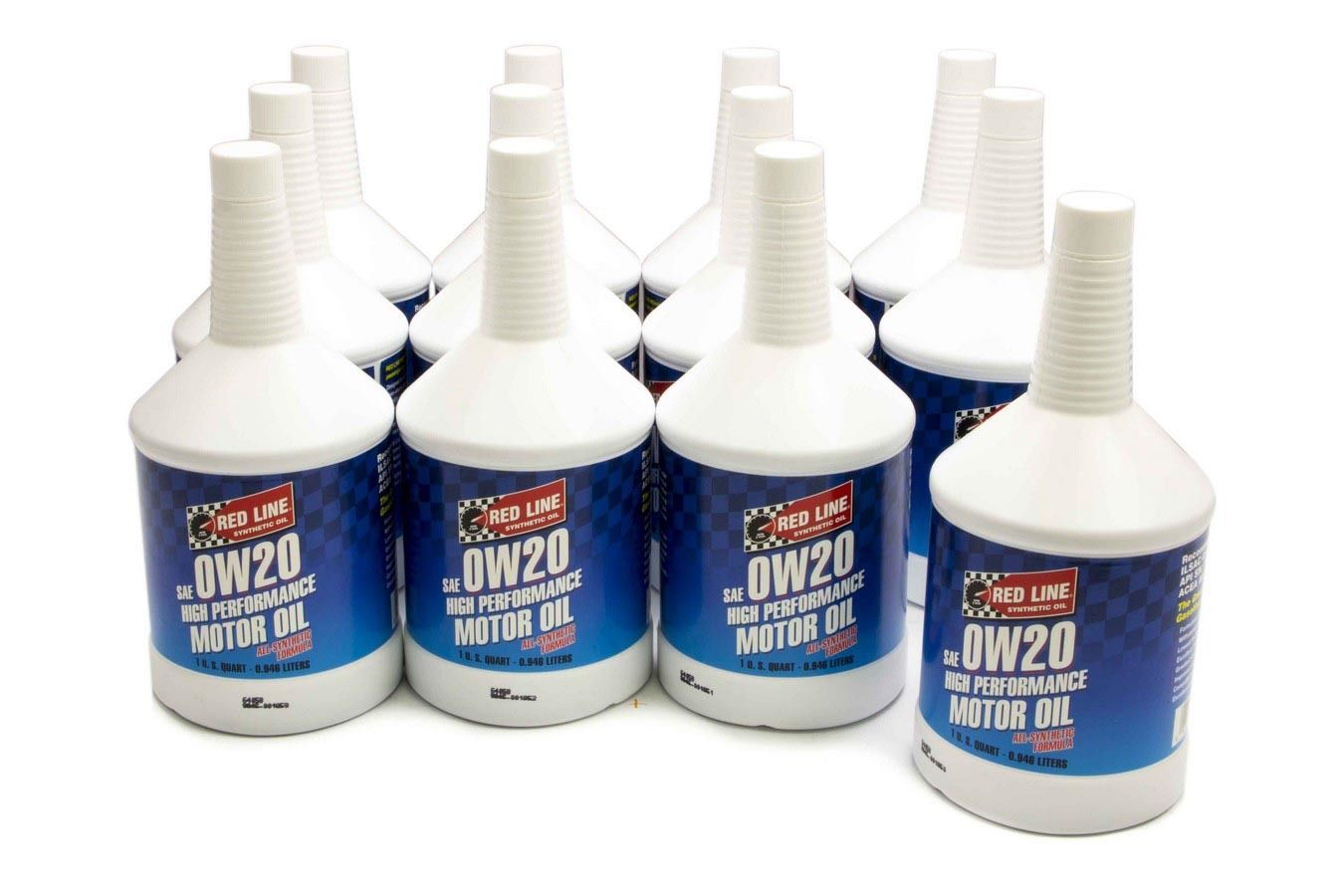 REDLINE OIL0w20 Motor Oil Case 12 x 1qt