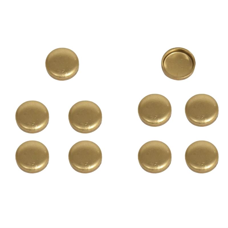 PIONEERBrass Expansion Plugs 10pk 1.000 OD .281 Depth