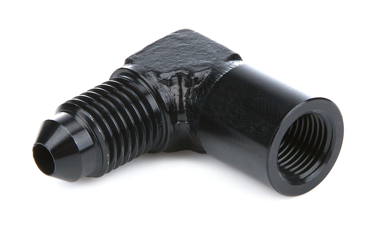 QUICKCAR RACING PRODUCTSAluminum 90 Female 1/8in NPT to -4an Male