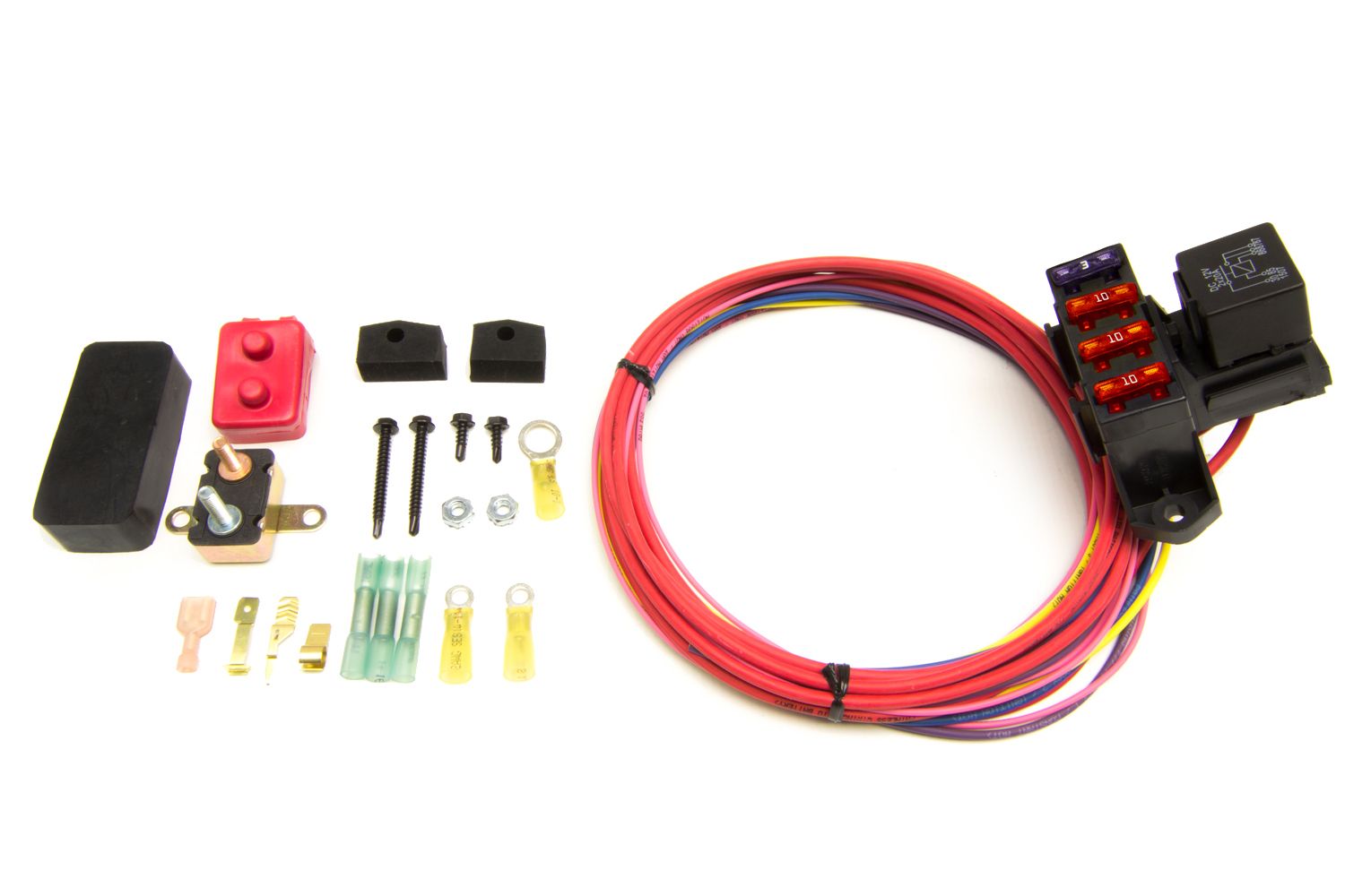 PAINLESS WIRING3 Circuit Fuse Block Weather Resistant
