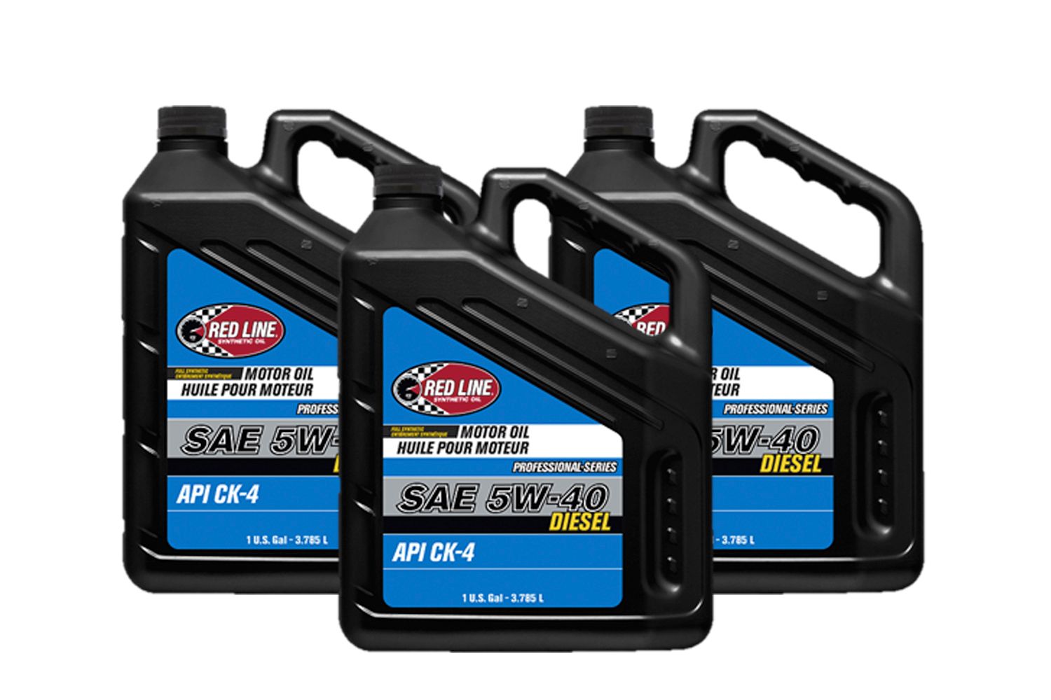 REDLINE OILPro-Series 5w40 Oil Case 3 x 1 Gal. Bottle Diesel
