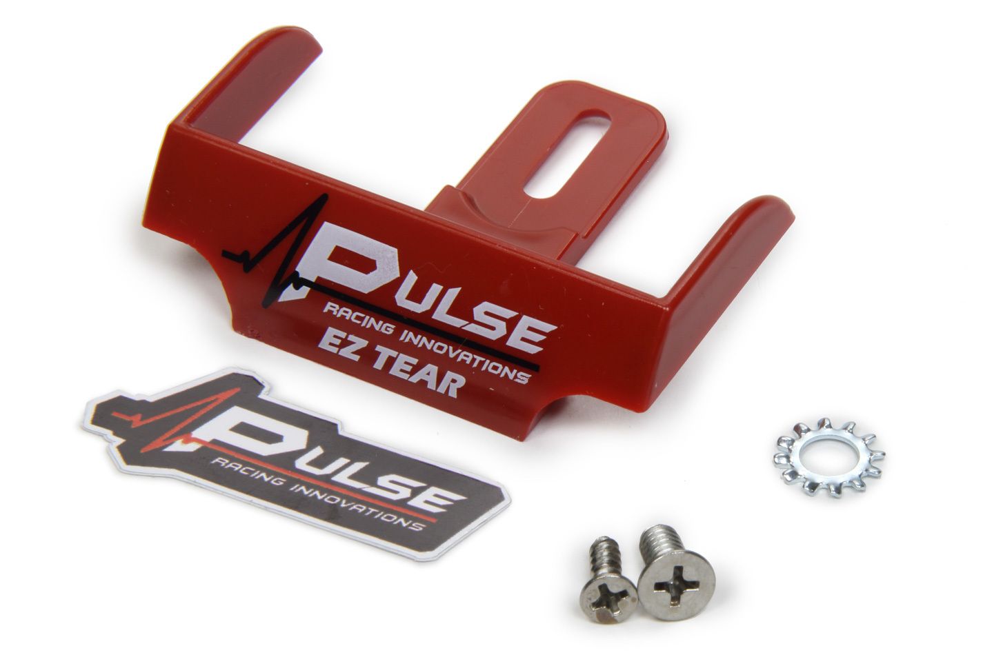 PULSE RACING INNOVATIONSEZ Tear Shield Mounted Red