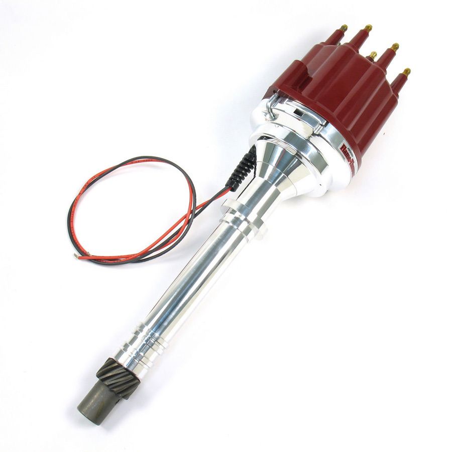 PERTRONIX IGNITIONSBC/BBC Billet Dist. w/ Red Cap & Male Tower