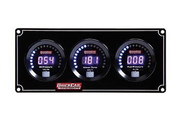 QUICKCAR RACING PRODUCTSDigital 3-Gauge Panel OP/WT/FP