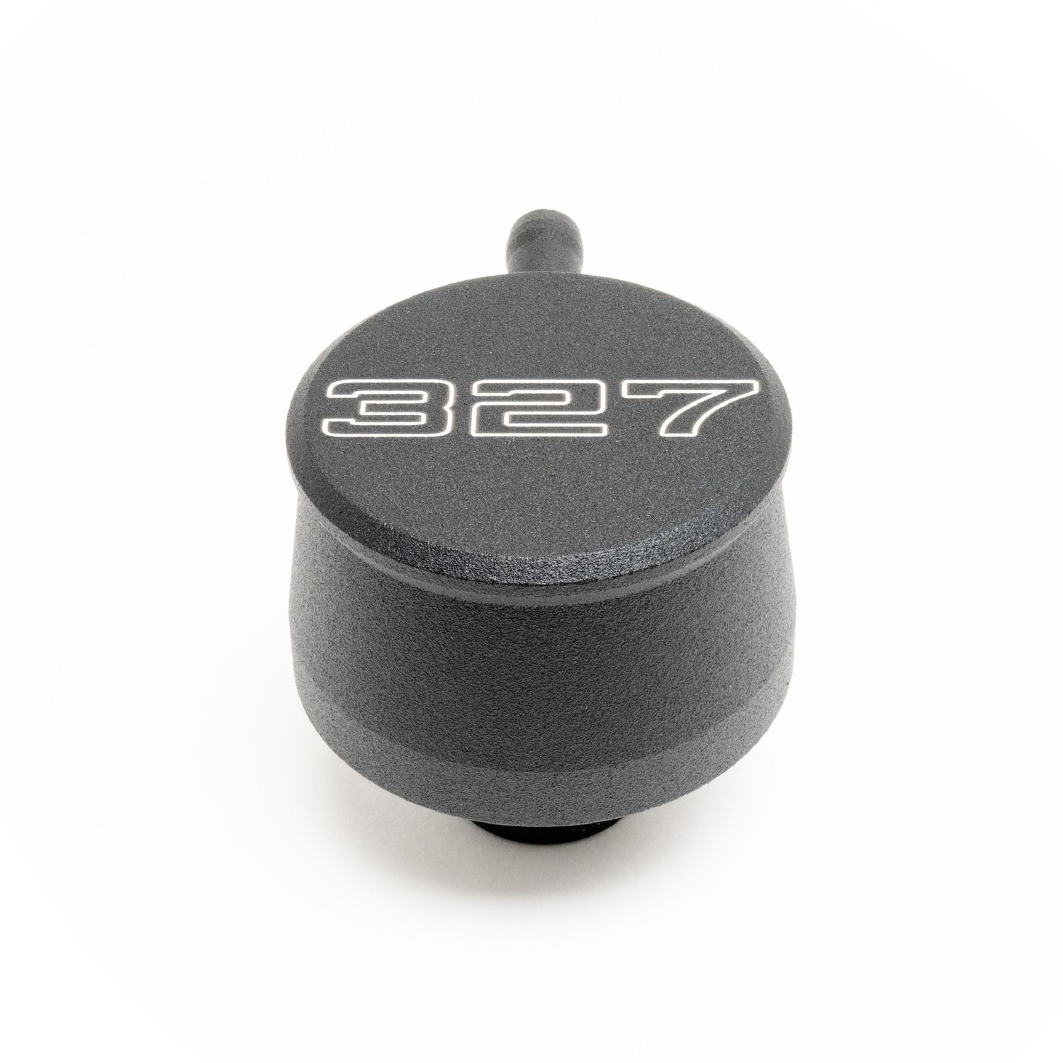 RACING POWER CO-PACKAGEDValve Cover Breather 327 Logo Black Each