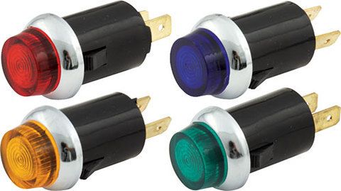 QUICKCAR RACING PRODUCTSWarning Light Kit 3/4in Red/Blue/Green/Amber