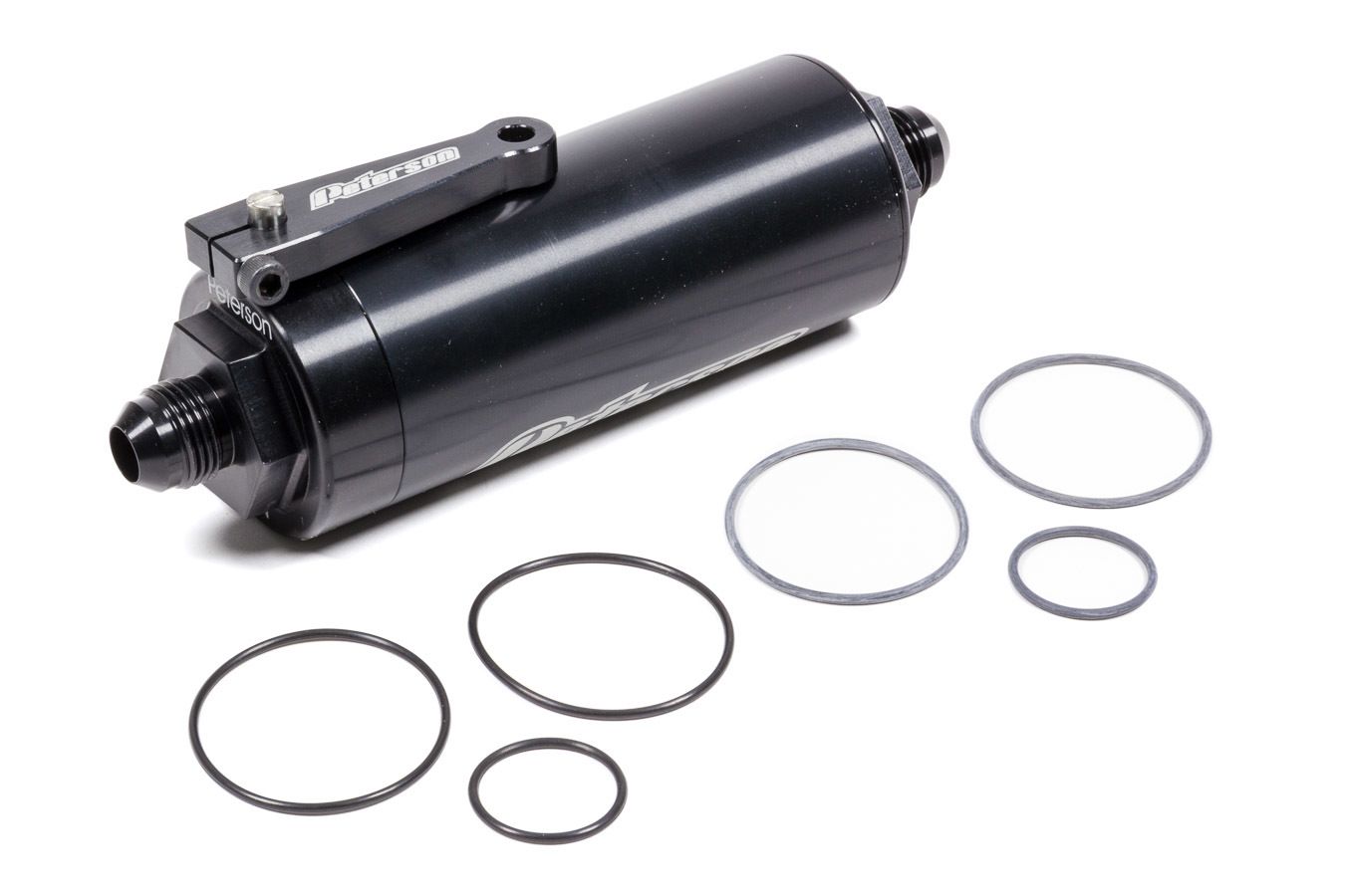 PETERSON FLUIDFuel Filter -8an 100 Micro w/Ball Valve