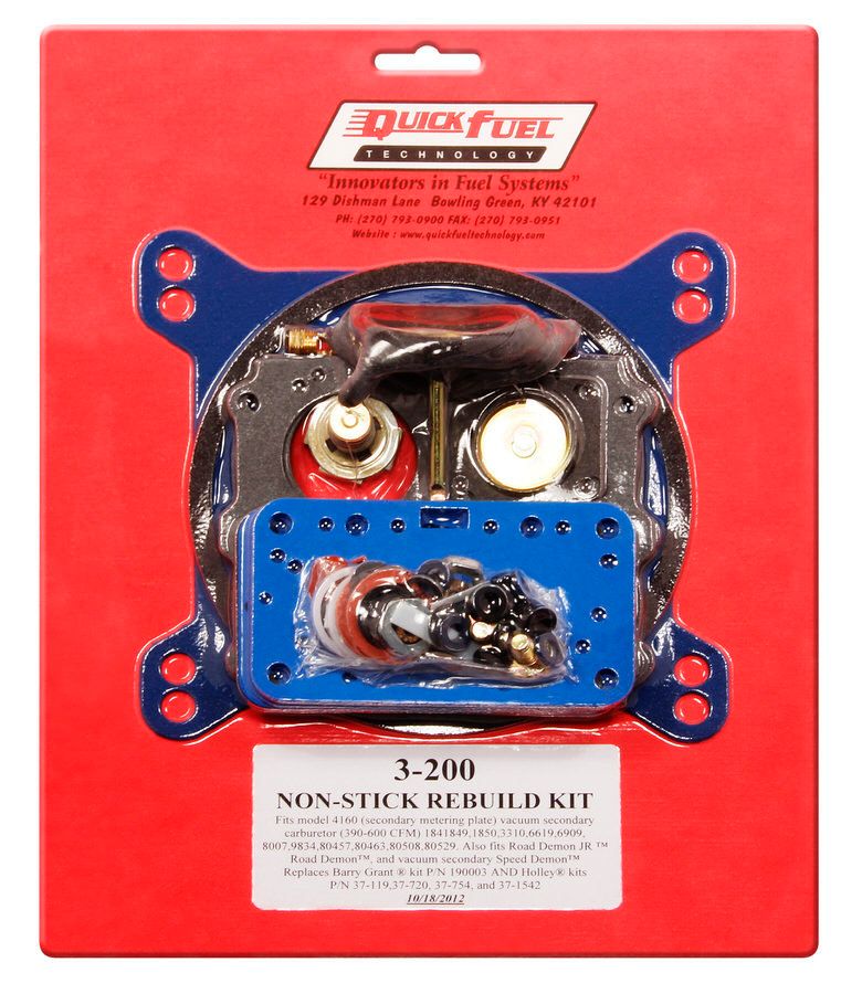 QUICK FUEL TECHNOLOGY4160 Rebuild Kit - Non-Stick