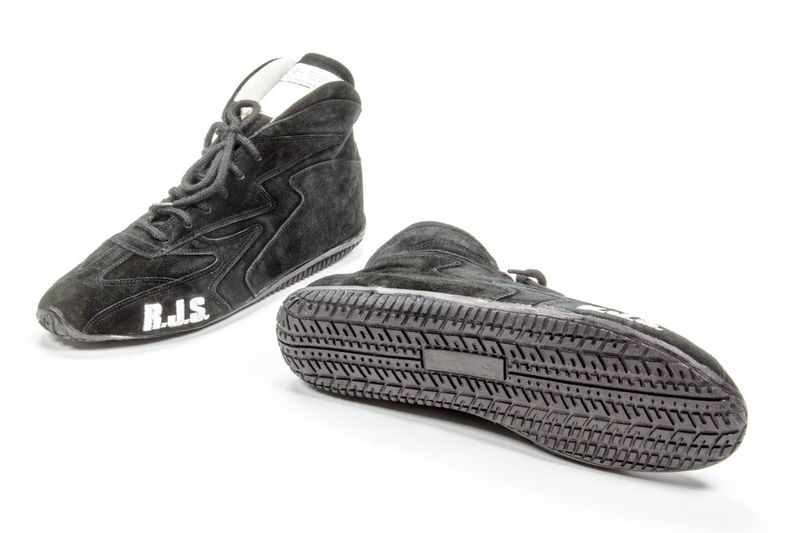 RJS SAFETYRedline Shoe Mid-Top Black Size 13 SFI-5