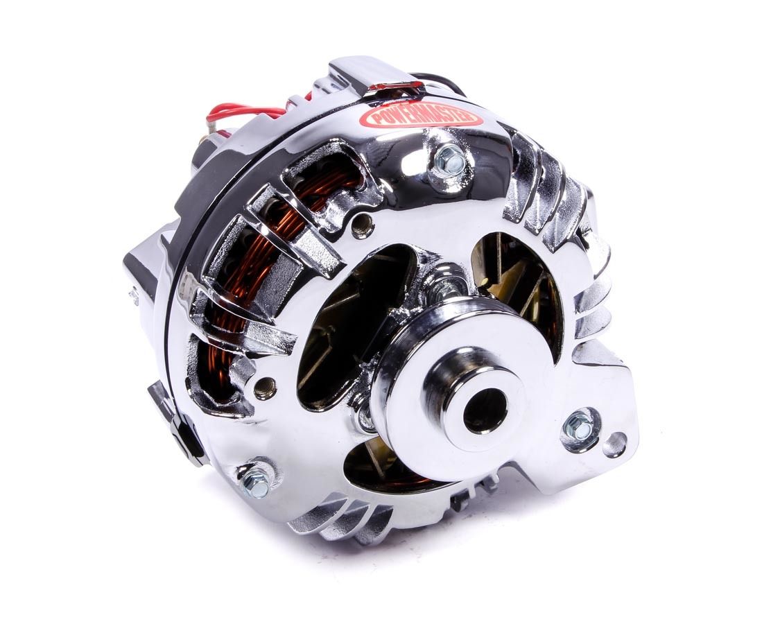 POWERMASTERChrome Mopar 95amp Alter Single Groove Pulley