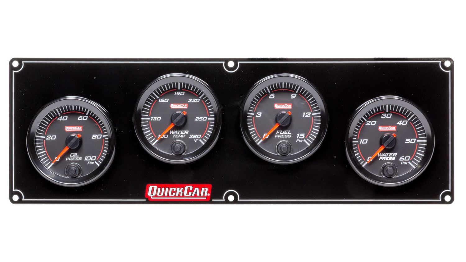 QUICKCAR RACING PRODUCTSRedline 4 Gauge Panel OP/WT/FP/WP