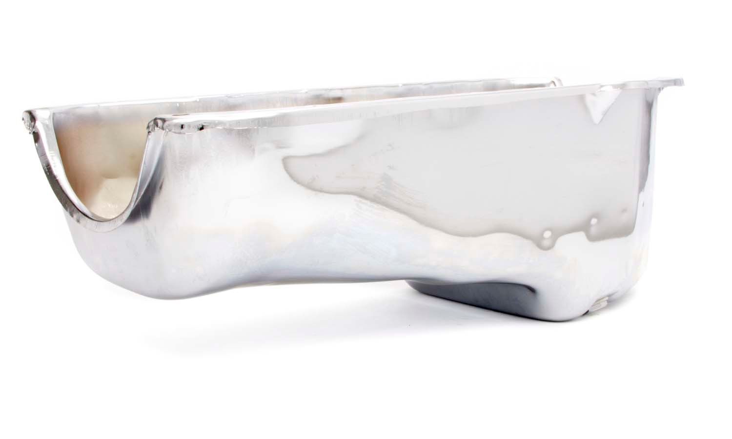 RACING POWER CO-PACKAGED55-79 SBC Steel Stock Oil Pan Chrome