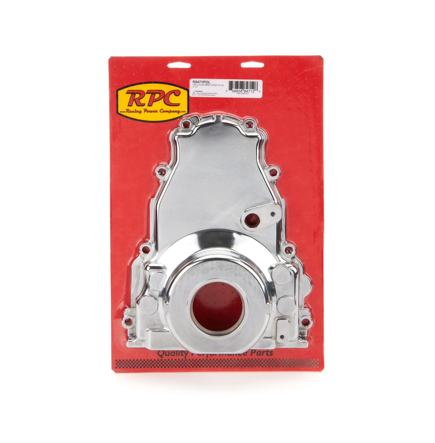 RACING POWER CO-PACKAGEDGM LS Engine Aluminum Ti ming Cover Fits LS2/LS3